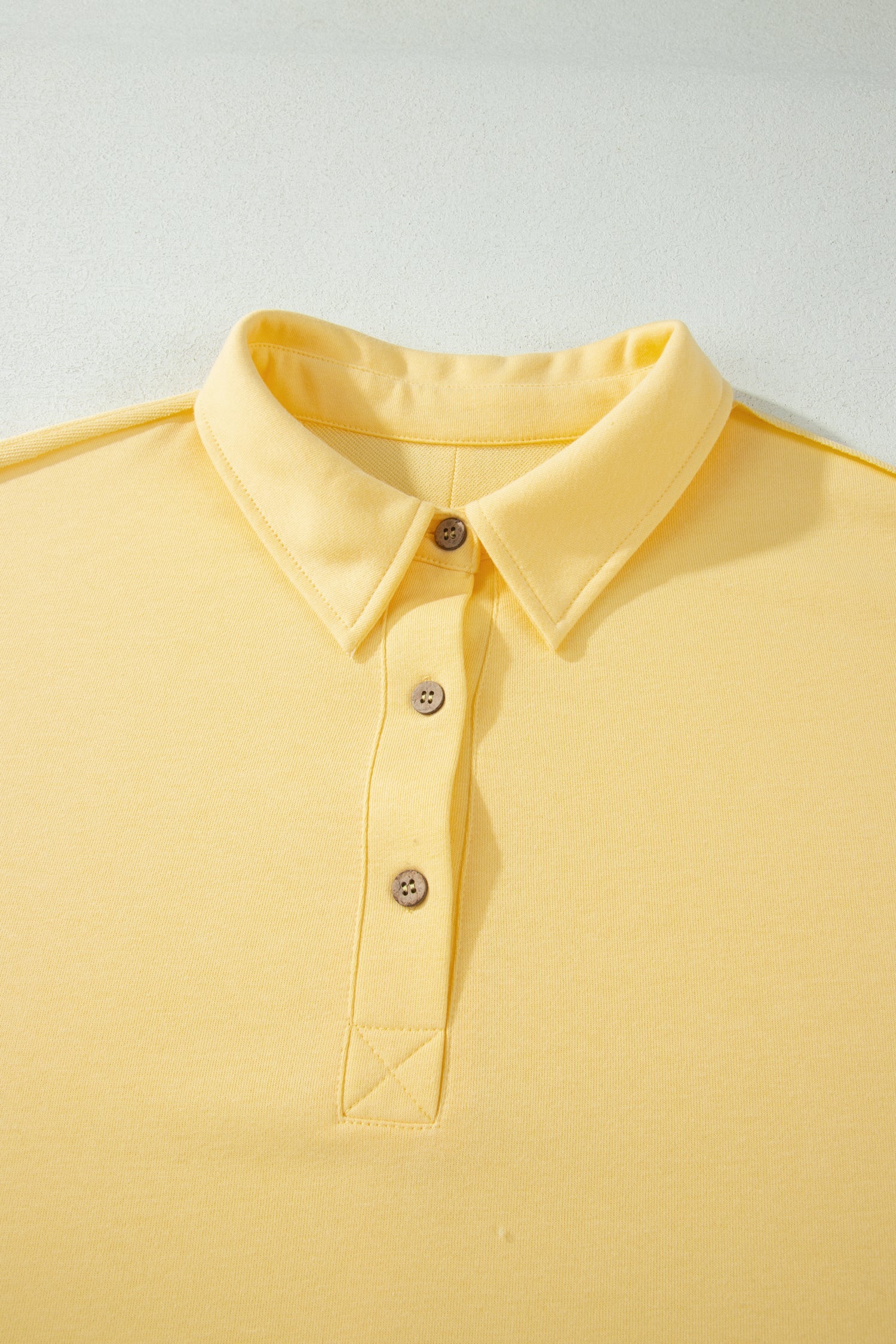 Plus size navy blue polo plus tee from Threaded Pear, comfortable loungewear with a classic solid color design.