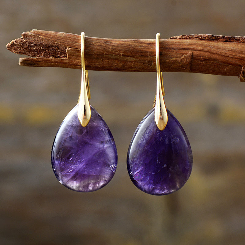 Crystal dangle earrings by Shopimist featuring sparkling crystal drops and delicate hooks, perfect for elegant fashion accessories.
