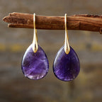 Crystal dangle earrings by Shopimist featuring sparkling crystal drops and delicate hooks, perfect for elegant fashion accessories.