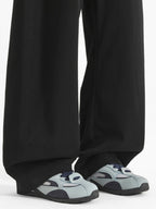 Men's wide leg casual comfort pants by Trendsi, relaxed fit stretch trousers with a stylish, comfortable design.
