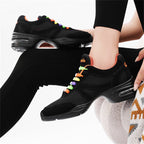 Women’s Air Cushion Mesh Modern Dance Shoes by Plush Fashion Hub, slip-on style, lightweight breathable footwear with cushioned sole.