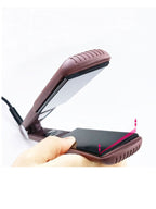 Trendsi 2-in-1 professional hair straightener and curling iron with dual plates and ergonomic design for versatile styling.