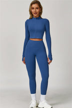 Fitglutes Activewear Eloise 3-piece matching set includes sports bra, leggings, and jacket in sleek gymwear for workouts.