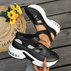 Shopimist cutout round toe platform sandals featuring a stylish open design and chunky sole, perfect for casual summer wear.