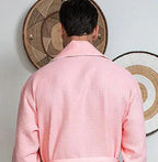 Premium Waffle Piping Robe for Men - Plush Fashion Hub