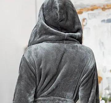Women’s Plush Hooded Robe - Spa-Worthy Comfort at Home - Plush Fashion Hub