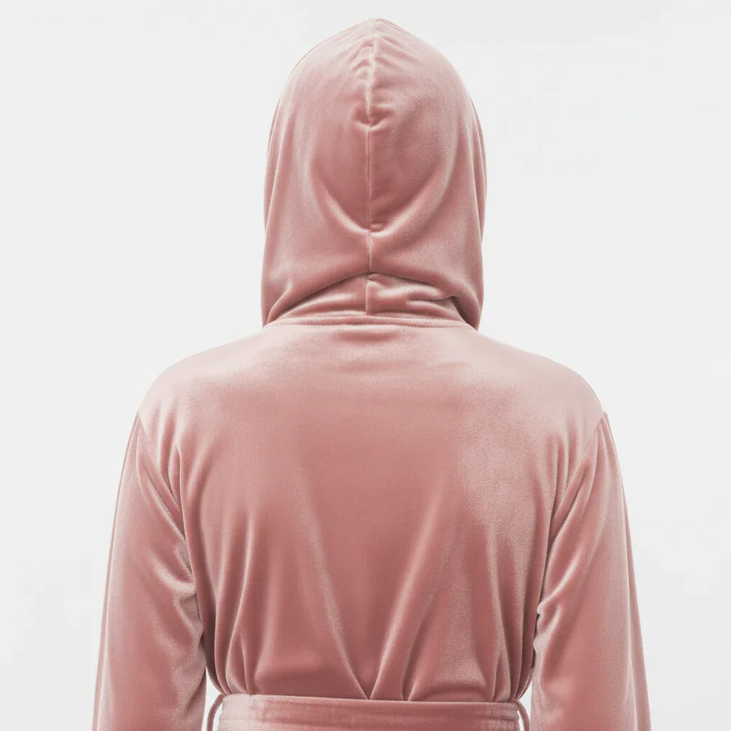 Women’s Plush Hooded Robe - Spa-Worthy Comfort at Home - Plush Fashion Hub