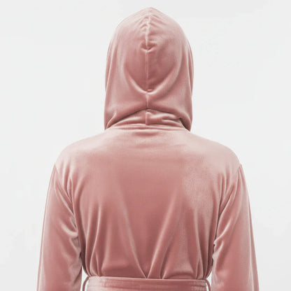 Women’s Plush Hooded Robe - Spa-Worthy Comfort at Home - Plush Fashion Hub