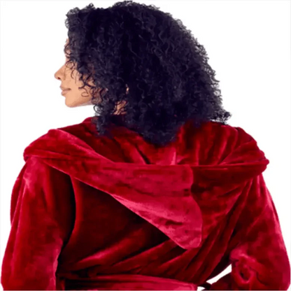 Women’s Plush Hooded Robe - Spa-Worthy Comfort at Home - Plush Fashion Hub