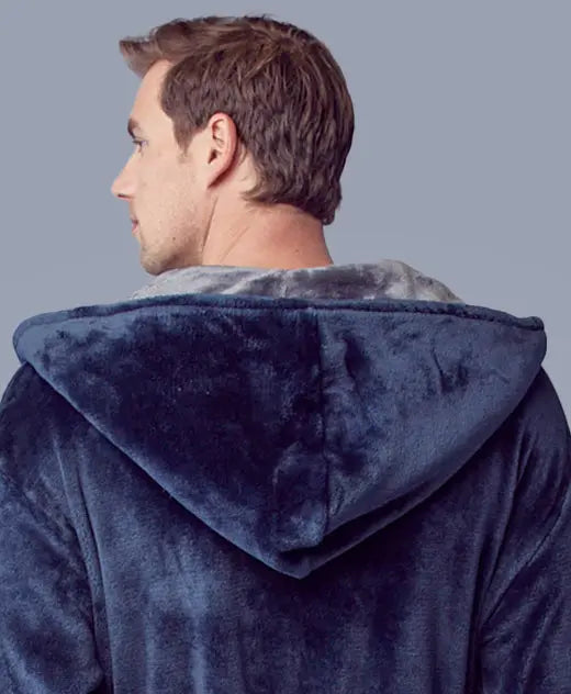 Men’s Robe with Hood – Ultra-Soft Plush Comfort for Everyday Use - Plush Fashion Hub