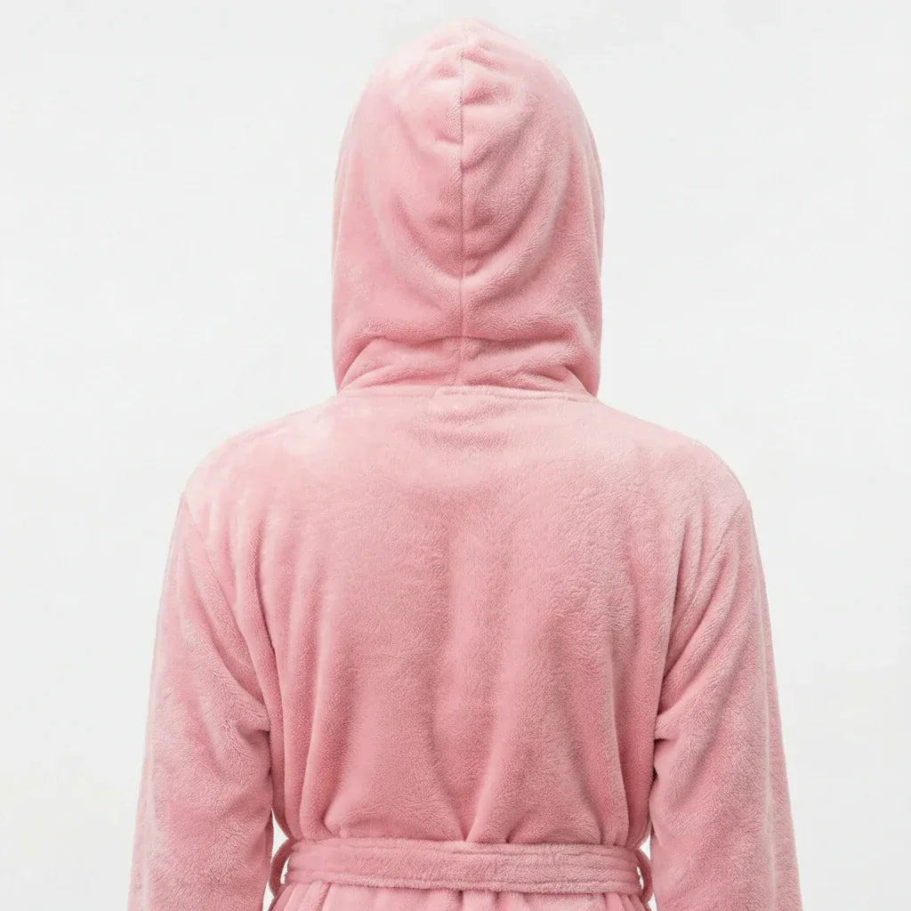 Women’s Plush Hooded Robe - Spa-Worthy Comfort at Home - Plush Fashion Hub