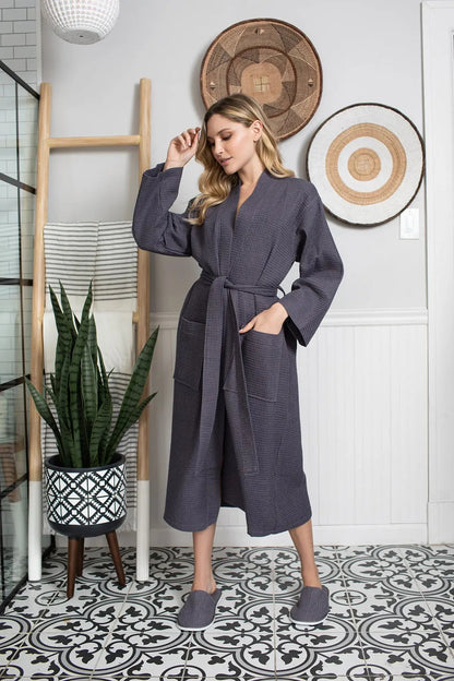 Waffle Robe Womens – Lightweight, Quick-Dry Spa Comfort - Plush Fashion Hub