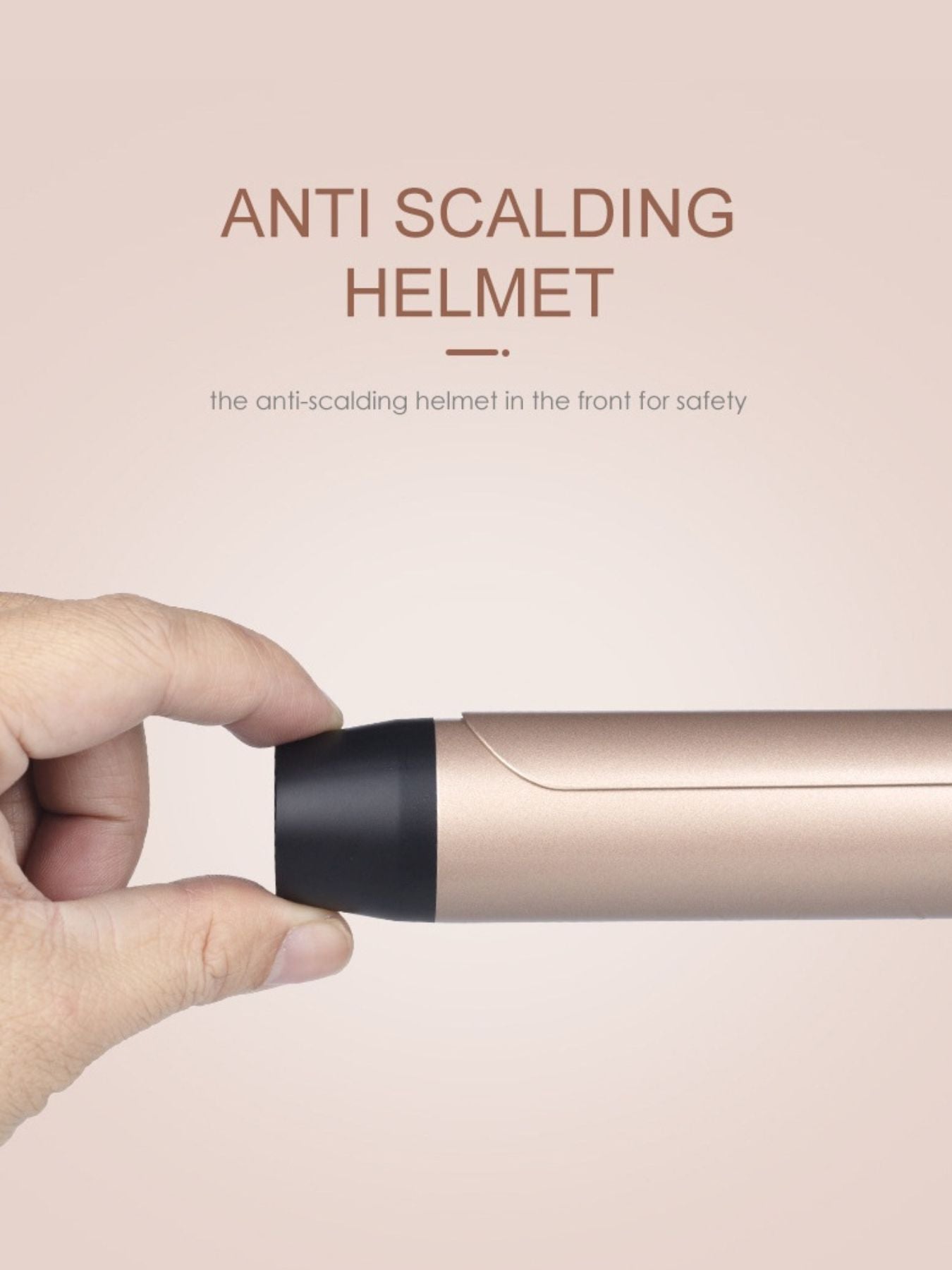 Ceramic curling iron by Trendsi, professional anti-scald fast heating styling tool for curling and hair styling.