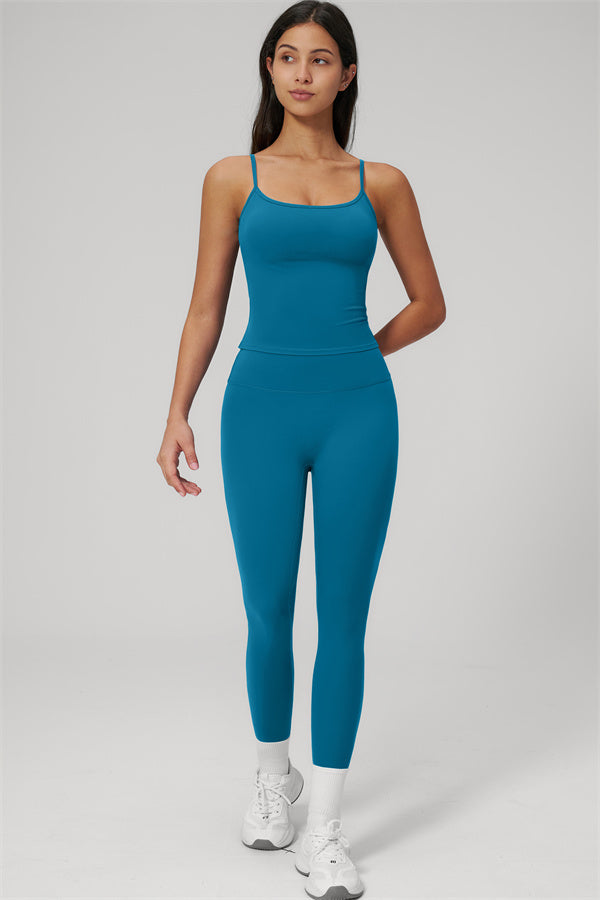 Fitglutes Activewear Rapture Tank Top and Leggings 2-piece set, stylish gymwear with fitted tank top and matching leggings.