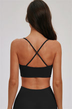 Fitglutes activewear 3-piece set including zip jacket, cross-back sports bra, and leggings for workout and gym activities.