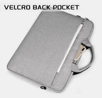 Plush Fashion Hub 13-15.6 inch laptop bag with shoulder strap, carrying case for business, leisure, or school use.