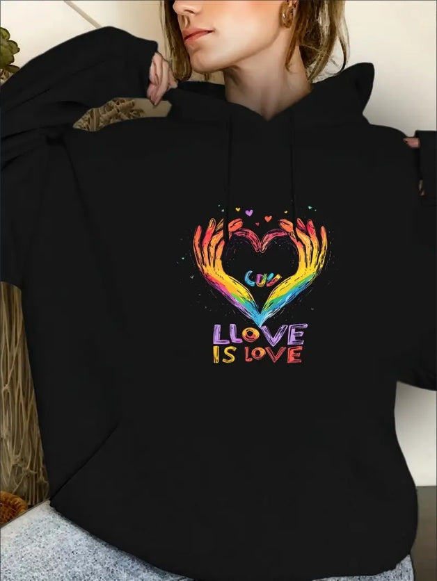 Unisex casual printed hoodie from FitiqueFit, featuring a stylish streetwear design and comfortable fit.