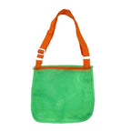 Perfecsy mesh beach toy bag for kids with seashell design, perfect for storing sand toys, pool accessories, and swimming gear.