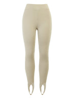 Ribbed Mid Waist Leggings