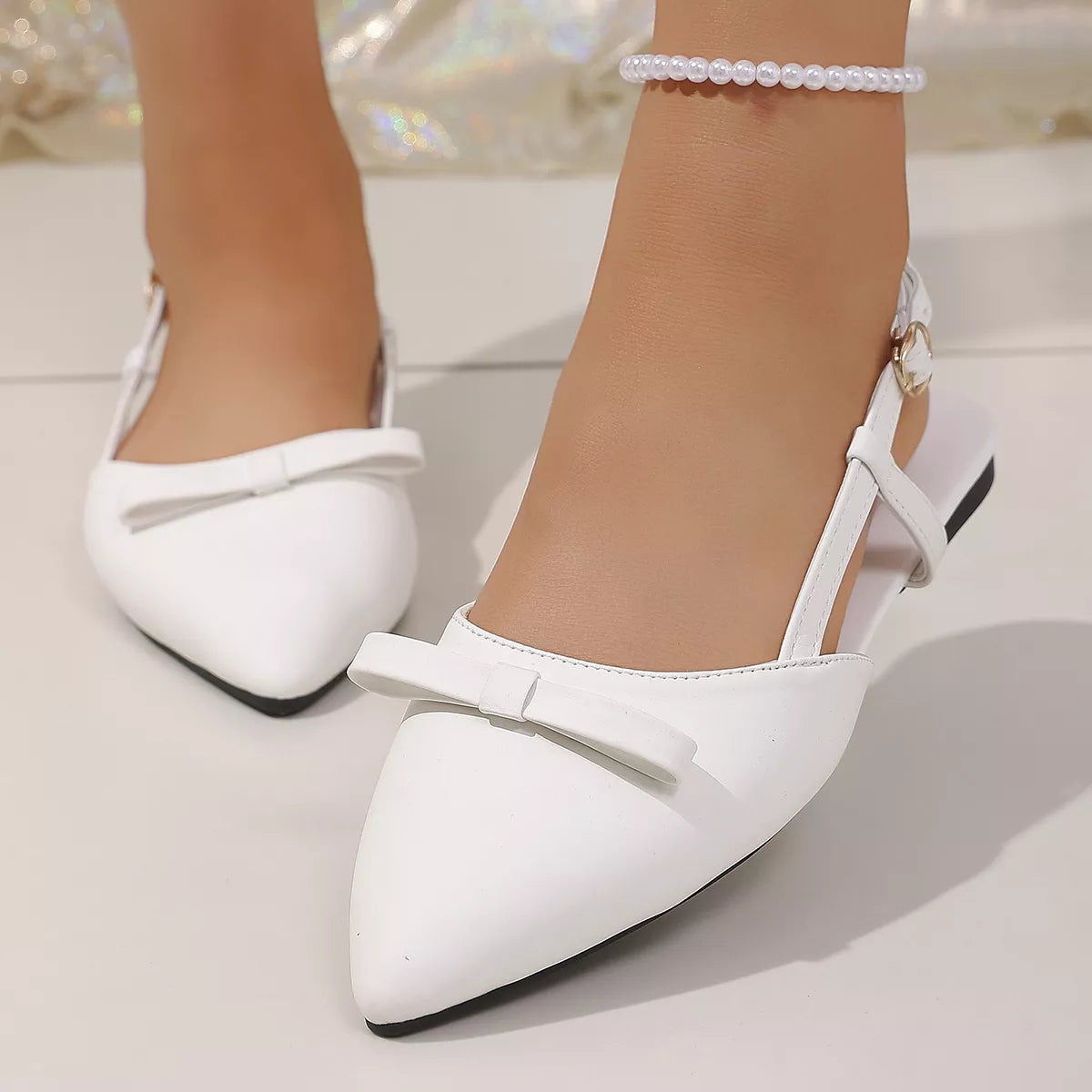 Shopimist point toe slingback sandals featuring sleek design, open heel, and comfortable straps for stylish summer footwear.