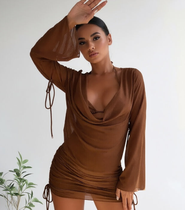 Women's two-piece swimsuit by FitiqueFit, casual bikini set with a stylish top and bottom, perfect for beach or poolside wear.