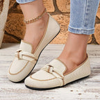 Women's breathable mesh slip-on flats by Trendsi, lightweight casual walking shoes with comfortable, ventilated design.