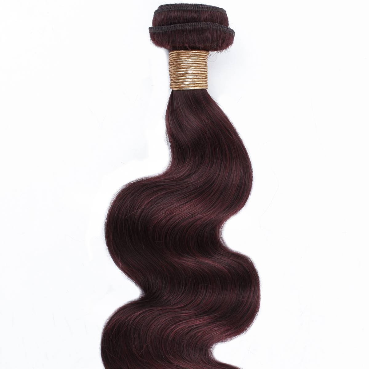 Burgundy Body Wave 100% Human Hair Bundles Private Label