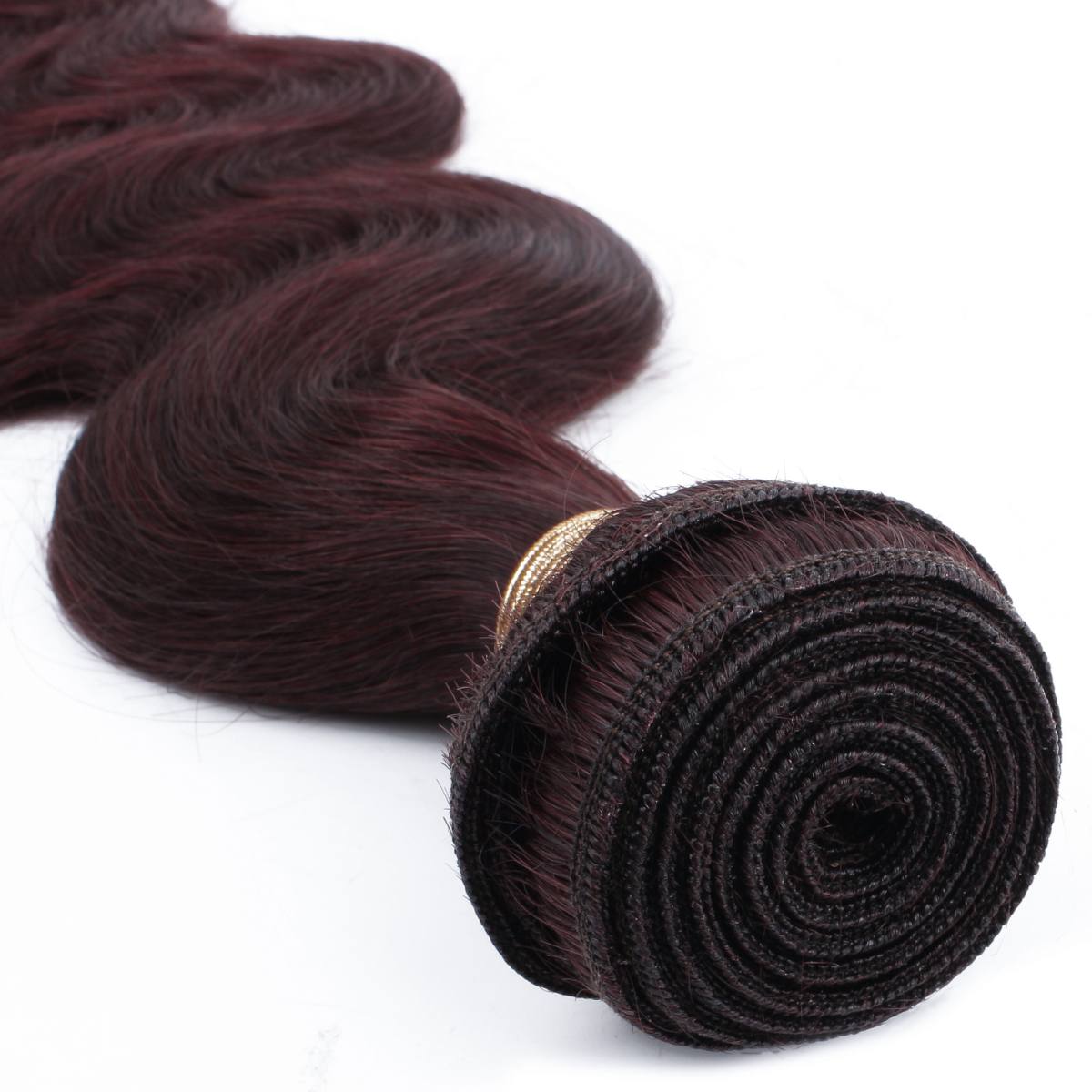 Burgundy Body Wave 100% Human Hair Bundles Private Label