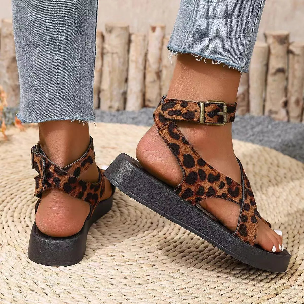 Shopimist toe loop flats sandals with minimalist design and comfortable straps, perfect for casual summer wear.