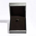 Sterling silver necklace with 3.5 carat moissanite gemstone, elegant jewelry piece from Shopimist.
