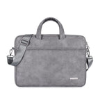 Plush Fashion Hub laptop bag with briefcase style, protective sleeve, and sleek design for carrying laptops securely