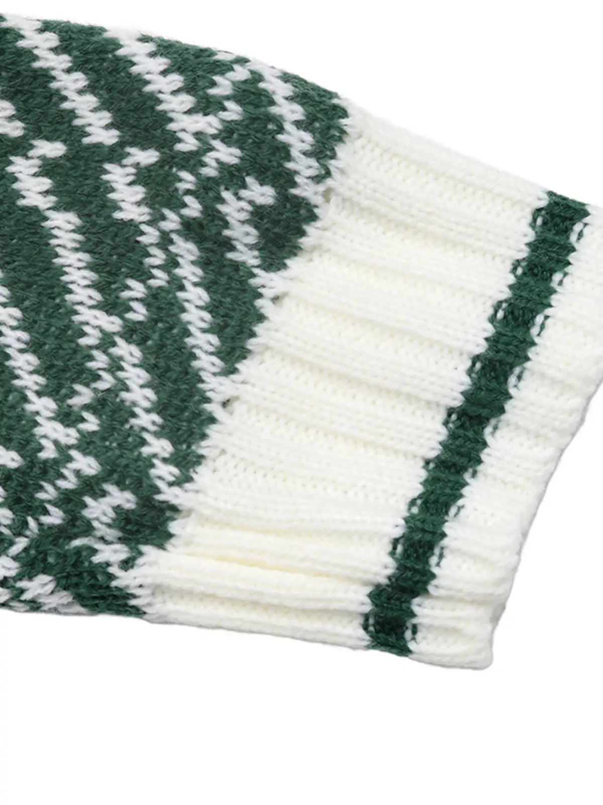 Geometric patterned collared sweater from Plush Fashion Hub showing a stylish knit design with a collared neckline.