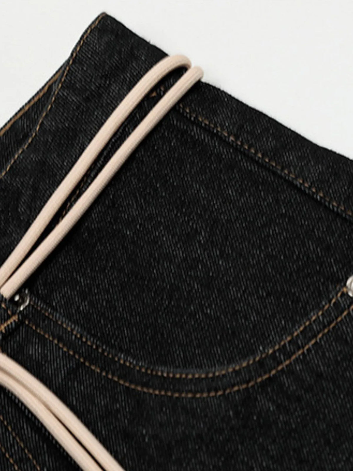 Men's high-waisted wide-leg jeans by Plush Fashion Hub, showing the relaxed fit and classic denim texture.