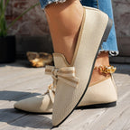 Shopimist point toe flats slip-ons featuring sleek design and comfortable fit, perfect for casual and office wear.