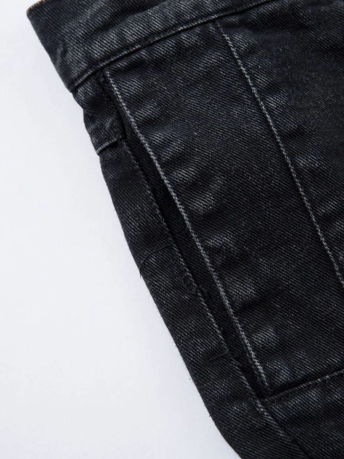Men's wide leg denim jeans by Plush Fashion Hub, showcasing classic fit with a stylish, relaxed denim design.