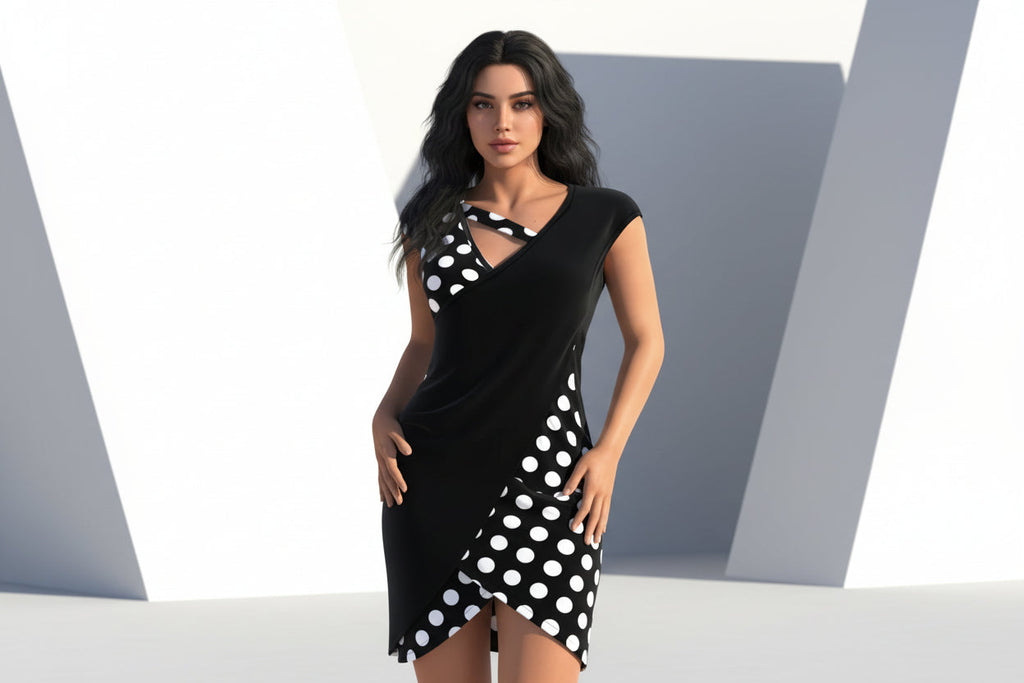 Women's sleeveless collar shirt top with a unique design from FitiqueFit, casualwear perfect for stylish everyday wear.