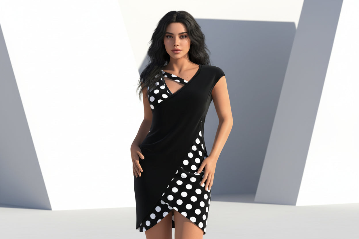 Women's sleeveless collar shirt top with a unique design from FitiqueFit, casualwear perfect for stylish everyday wear.