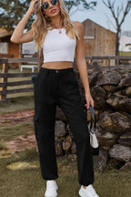 Pair of plush fashion shop denim jeans with pockets, showcasing a long style and classic blue wash.