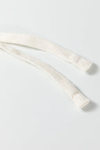 Honey-colored elastic waist denim shorts by Threaded Pear with casual fit and rolled hem, perfect for everyday wear.