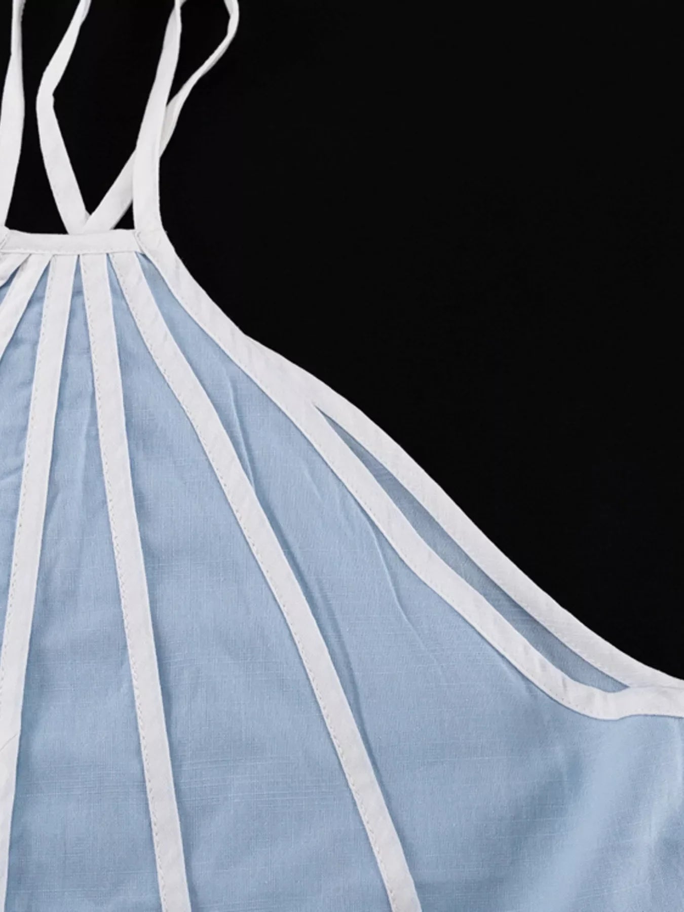 Halter neck scalloped hem top and skirt set in stylish design, featuring a coordinated look from Shopimist.