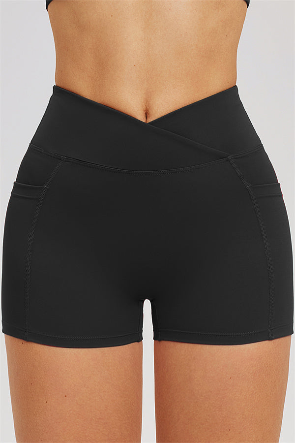Fitglutes Activewear sports bra, zip jacket, and shorts 3-piece set for workout and gym activities.