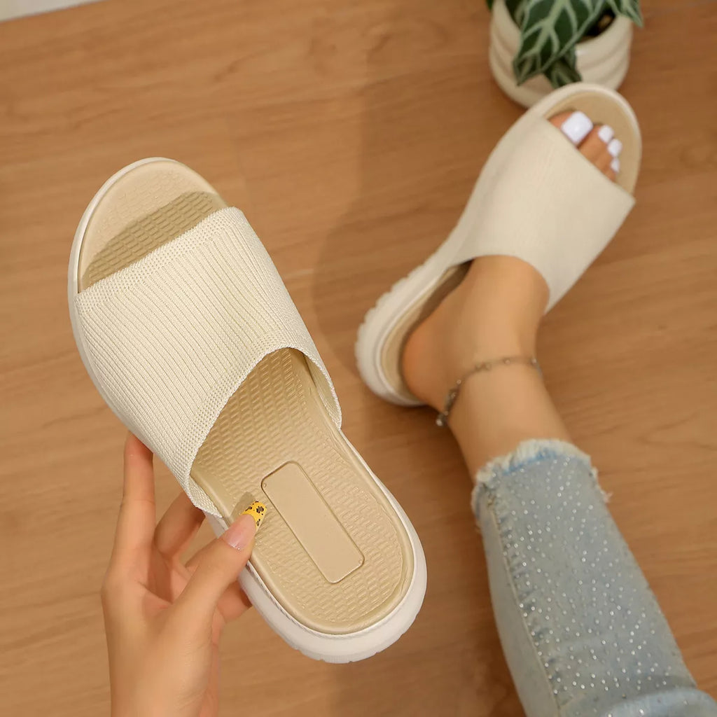 Open toe breathable sandals by Shopimist featuring comfortable straps and lightweight design, perfect for warm weather.