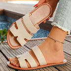 Open toe casual sandals by Plush Fashion Hub with comfortable straps and a stylish design, perfect for warm weather wear.