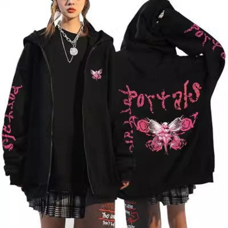 Women’s FitiqueFit zipper sweater jacket, casual knit streetwear outerwear with front zipper and cozy design, suitable for everyday wear.