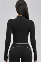 Fitglutes Activewear Unbound Jacket Shorts 2-Piece Set, stylish gym and workout clothes, sleek athletic jacket and shorts ensemble