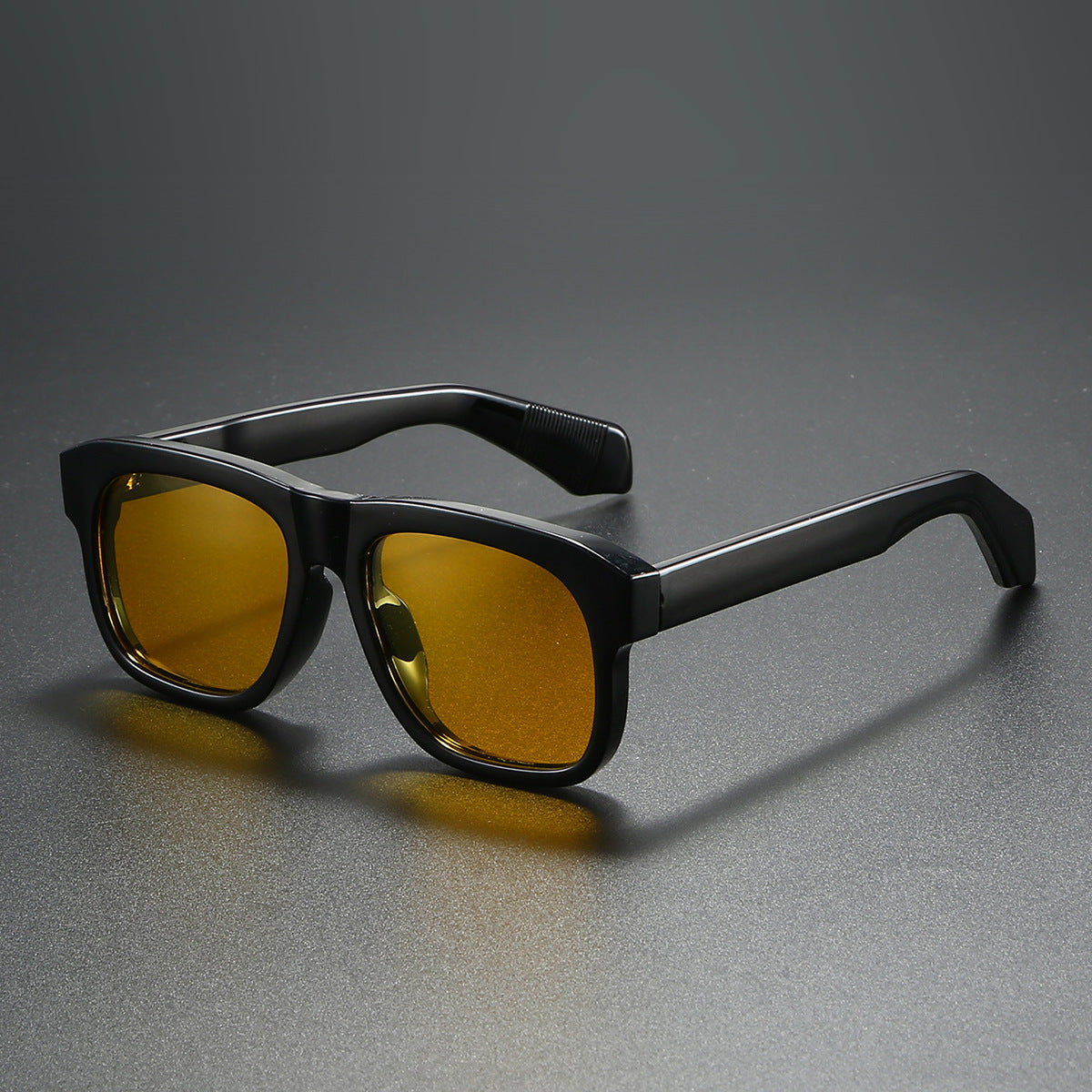 Unisex acetate-style polarized fashion sunglasses with a luxury look, featuring stylish frames and tinted lenses.