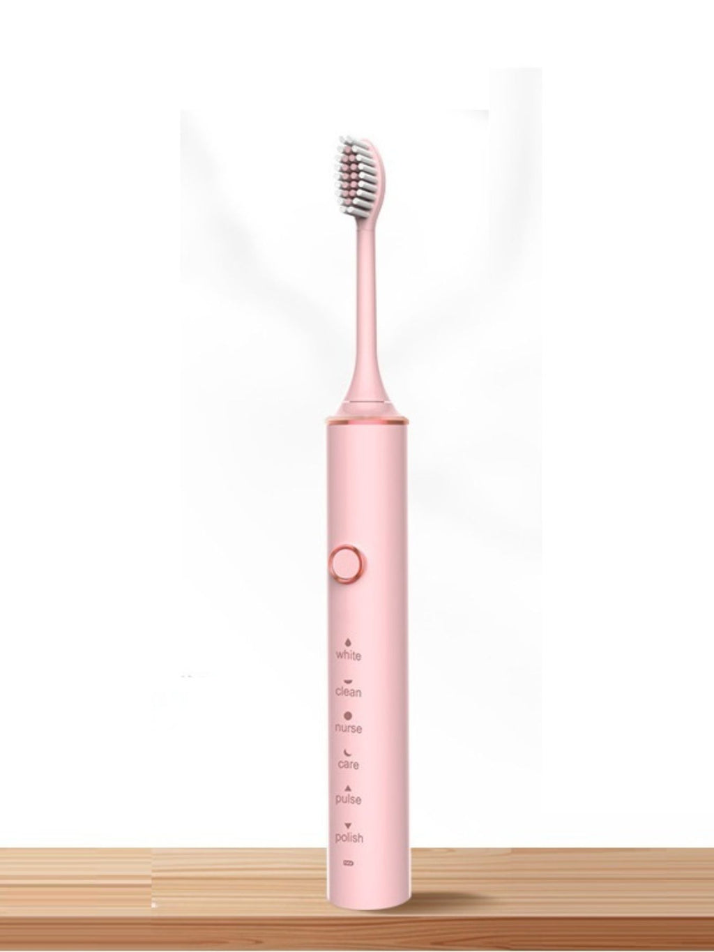 8-piece professional electric toothbrush set by Trendsi with sleek design for premium oral hygiene care, featuring multiple brush heads.
