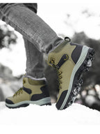 Men's lace-up ankle boots by Trendsi, stylish footwear with leather upper and durable sole, perfect for casual or smart-casual outfits.