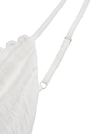 Women's V-neck tiered maxi dress with delicate lace details by Plush Fashion Hub, showcasing flowing fabric and elegant design.