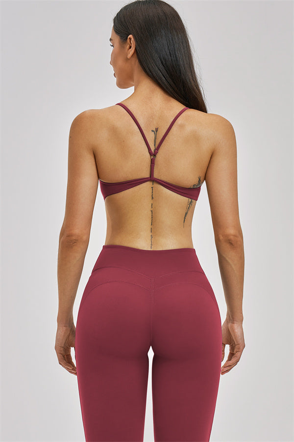 Fitglutes Activewear sports bra and leggings set, stylish workout bottoms with comfortable fit, designed for active fitness routines.